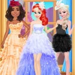 Princess Feather Style Dress