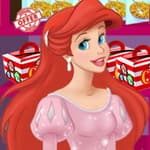 Ariel Cooking Wedding Cake