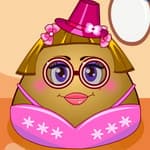 Pou Girl Dress Up