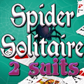 Spider Solitaire 2 suits